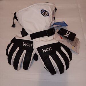 MCTi Waterproof Ski Gloves 3M Thinsulate Fan-Tex Lining Size Large
